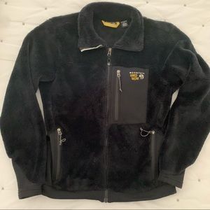 Mountain Hardware Black Soft Fleece Jacket M